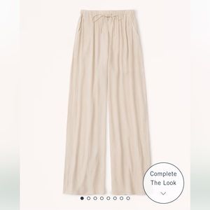 Wide Leg Linen Pants